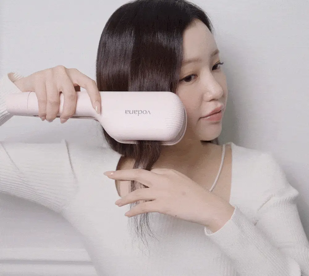 [국내 최초 무선물결] 보다나 글로우 무선 물결고데기 32mm 파우더핑크 상세페이지 13